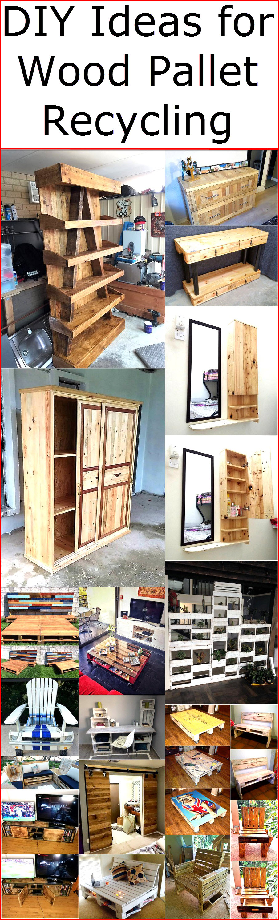 DIY Ideas for Wood Pallet Recycling
