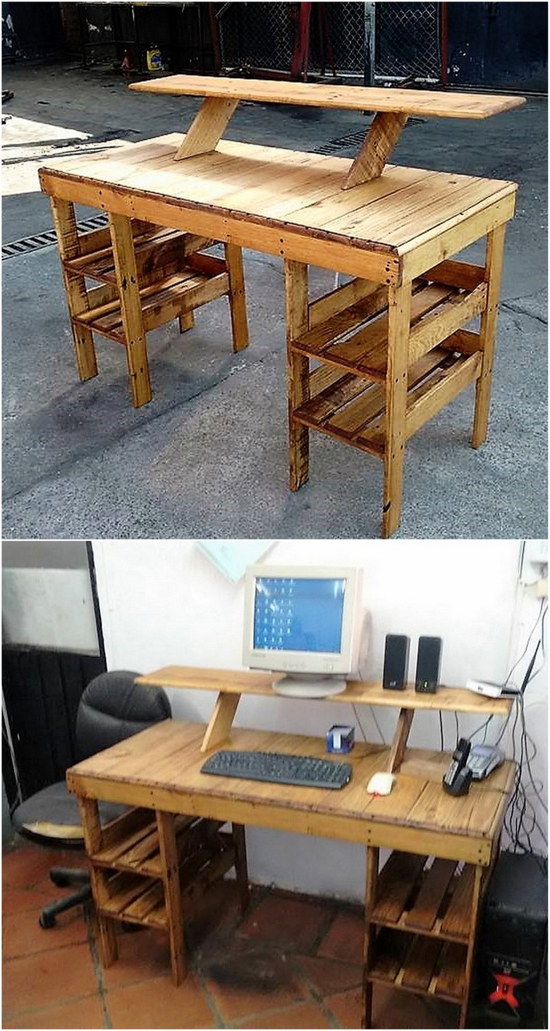 pallets system desk