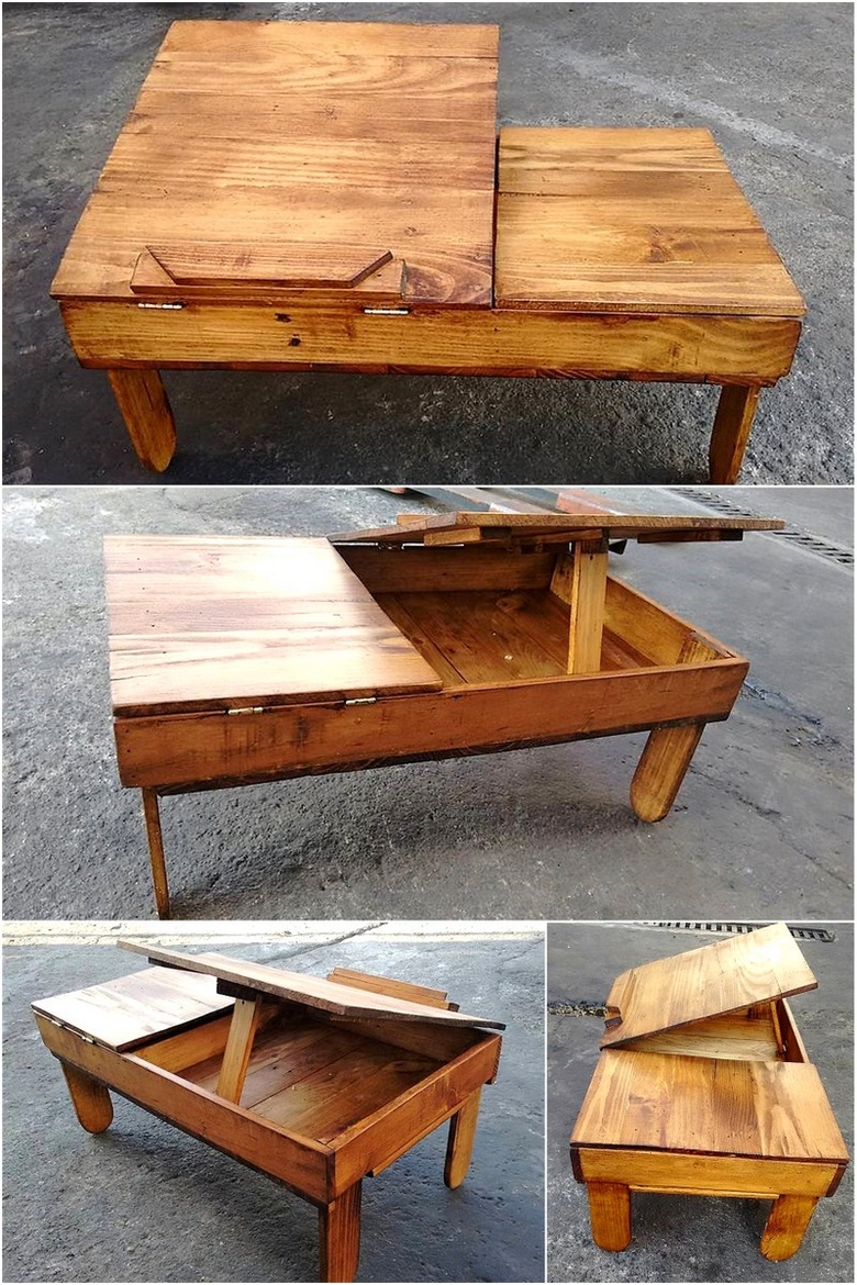 recycled pallet table