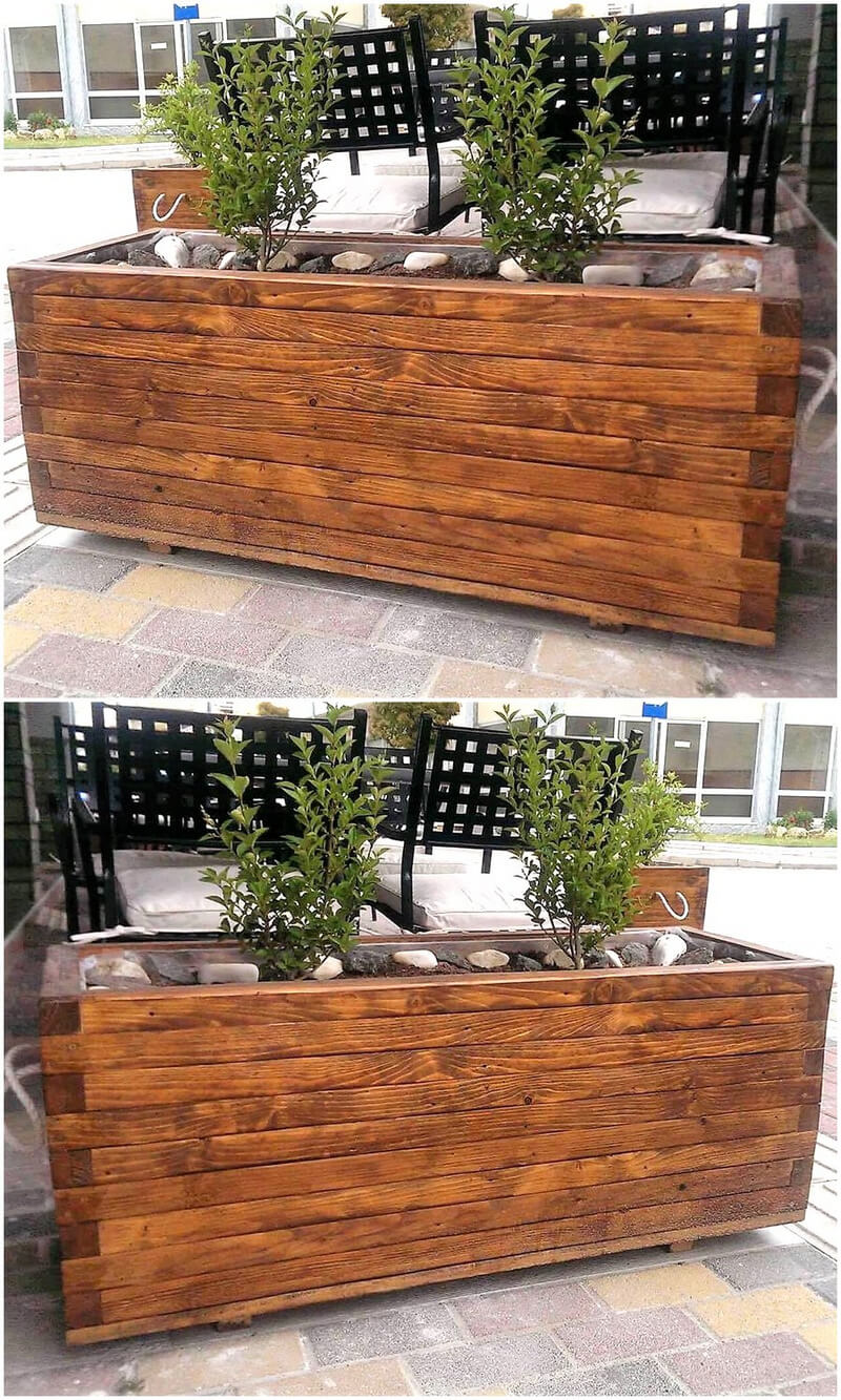 creative wood pallet planters