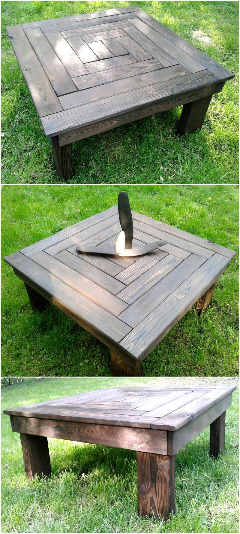 pallets outdoor coffee table