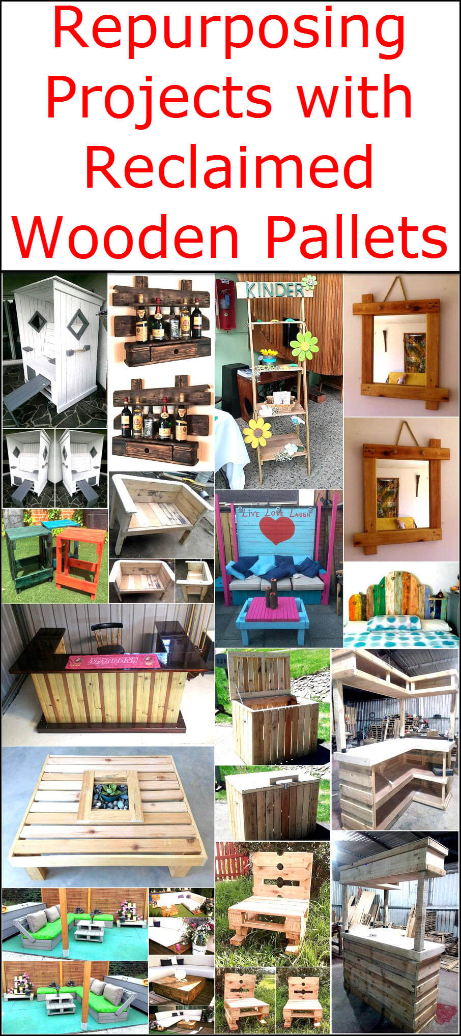Repurposing Projects with Reclaimed Wooden Pallets