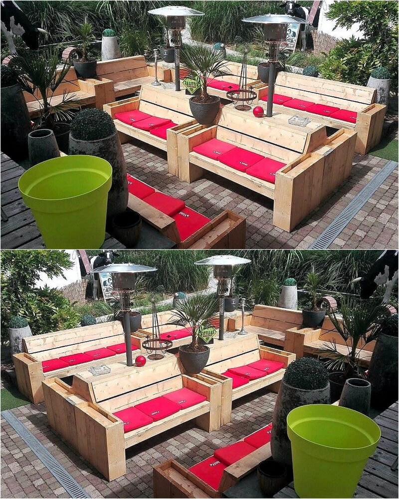 pallets wooden outdoor furniture