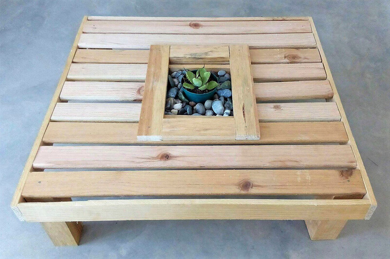 wooden pallet table idea