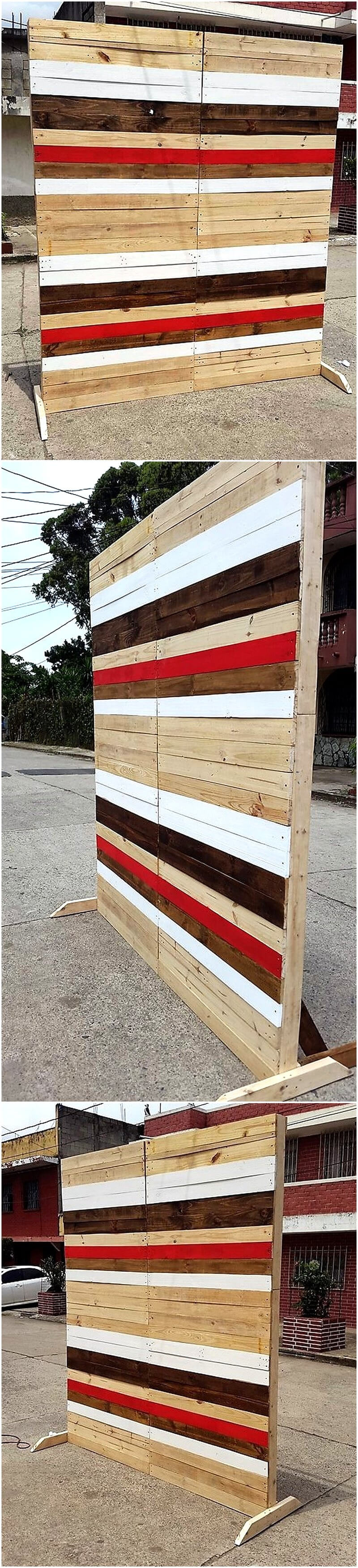 pallets space divider project