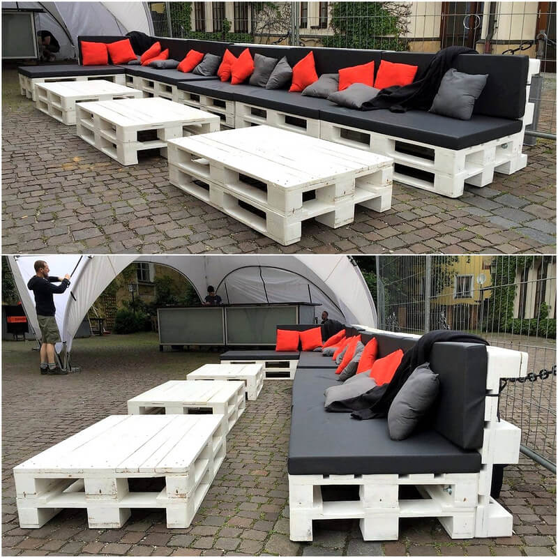 wooden pallet patio couch