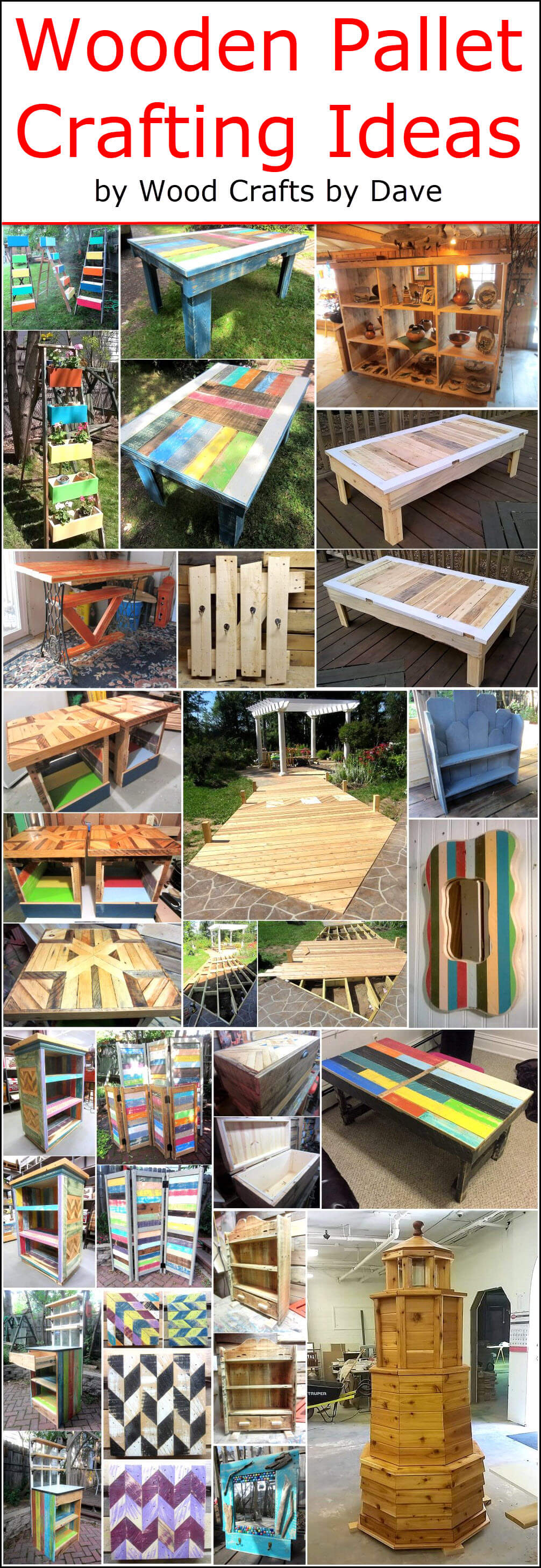 Wood Pallet Crafting Ideas