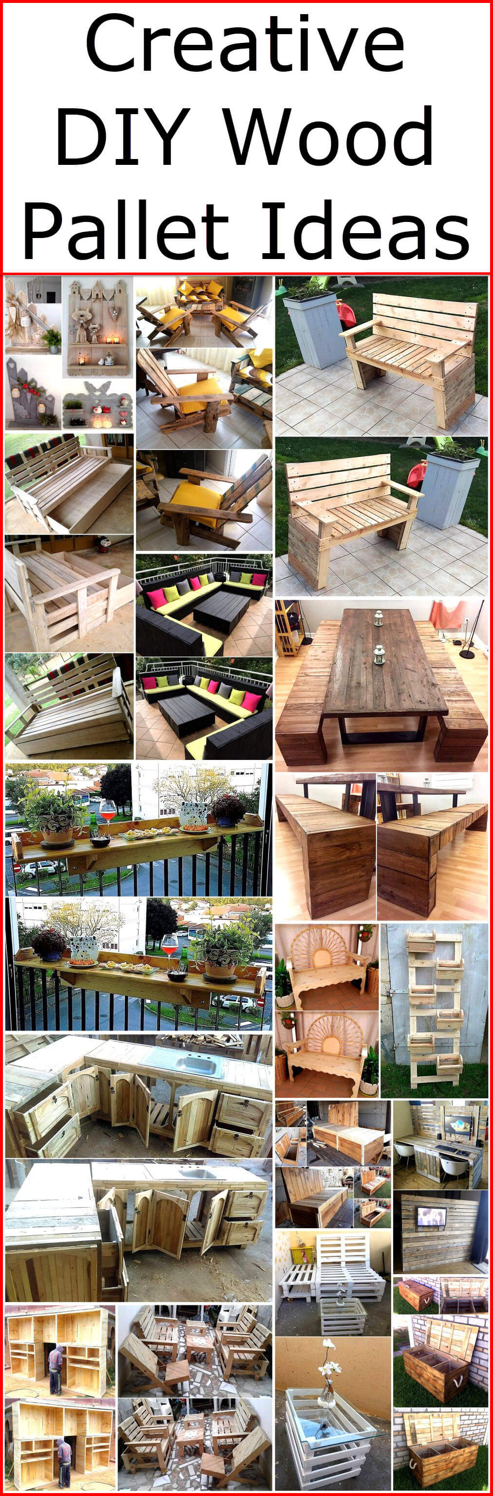 Creative DIY Wood Pallet Ideas | Wood Pallet Furniture