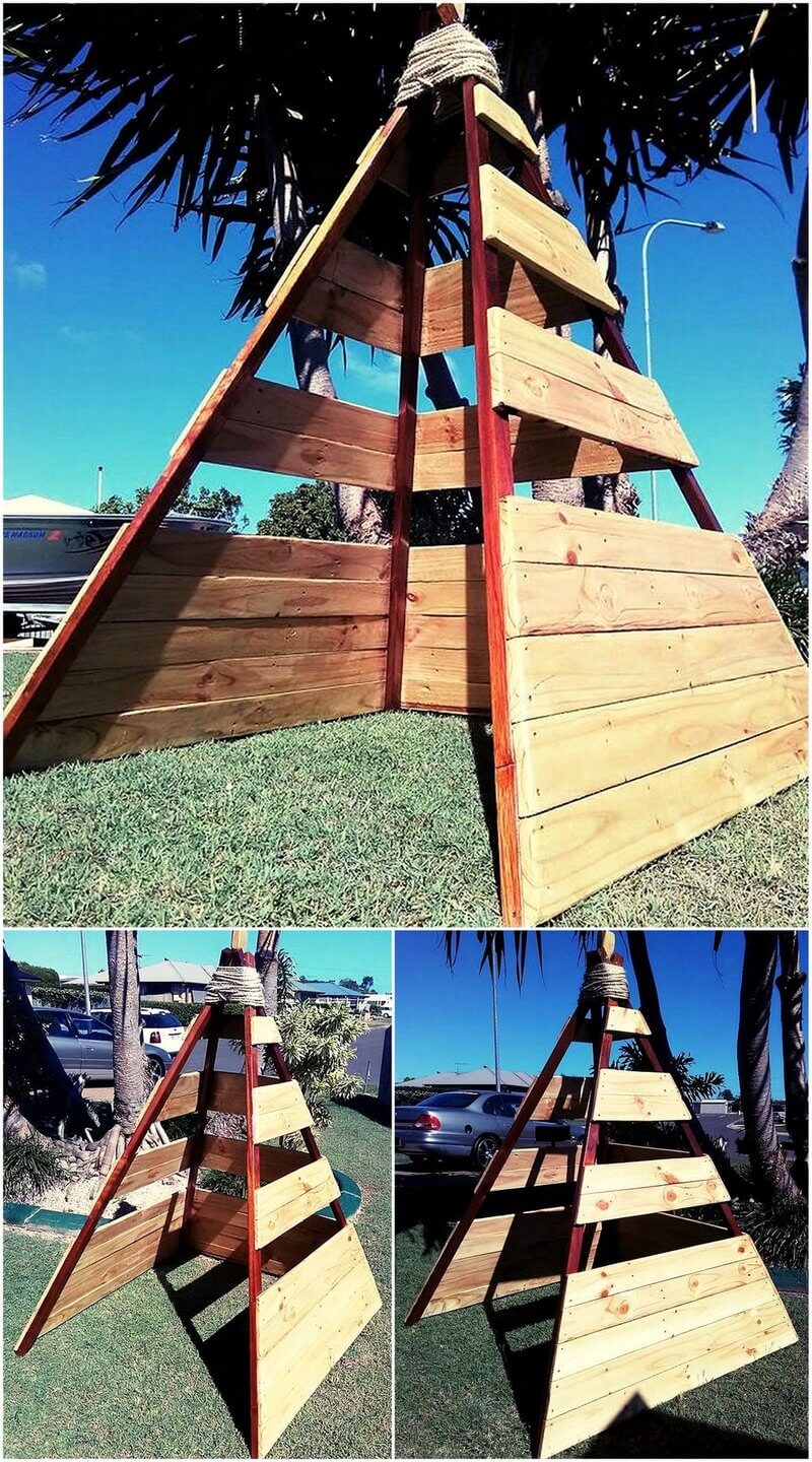 kids playhouse out of pallets
