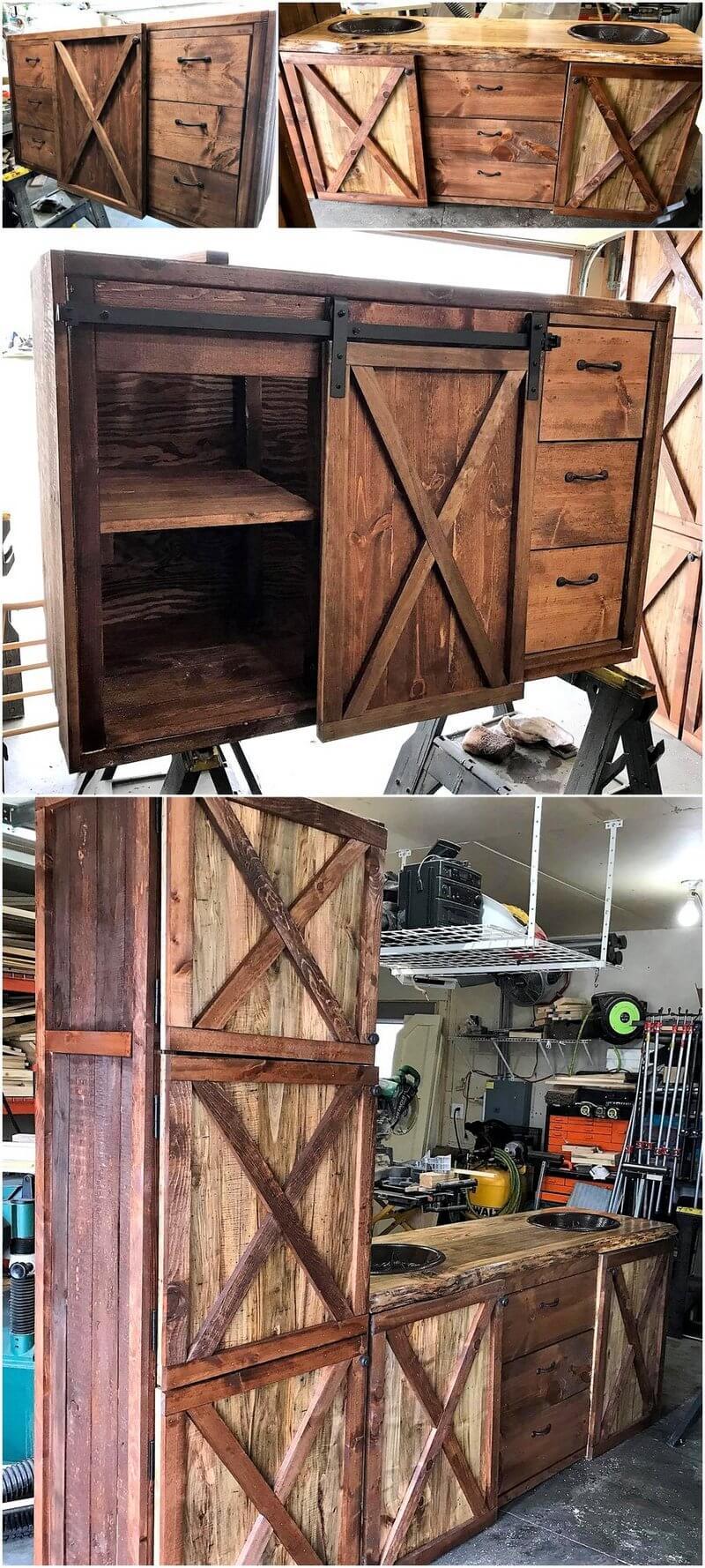 wood pallet kitchen furniture
