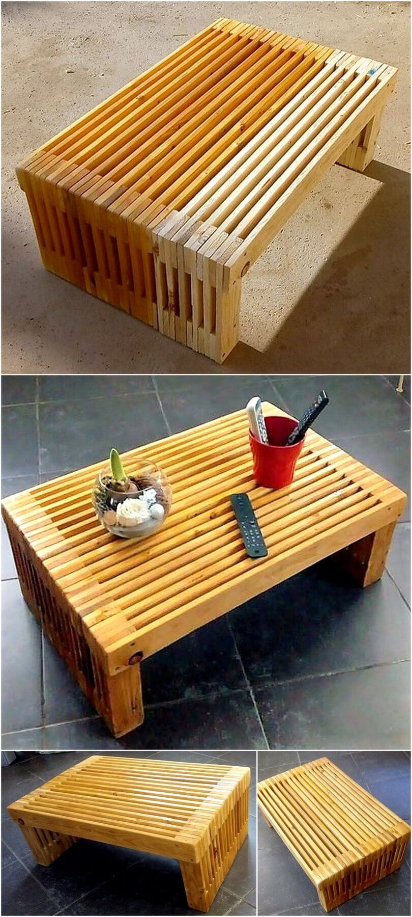 pallet artistic table