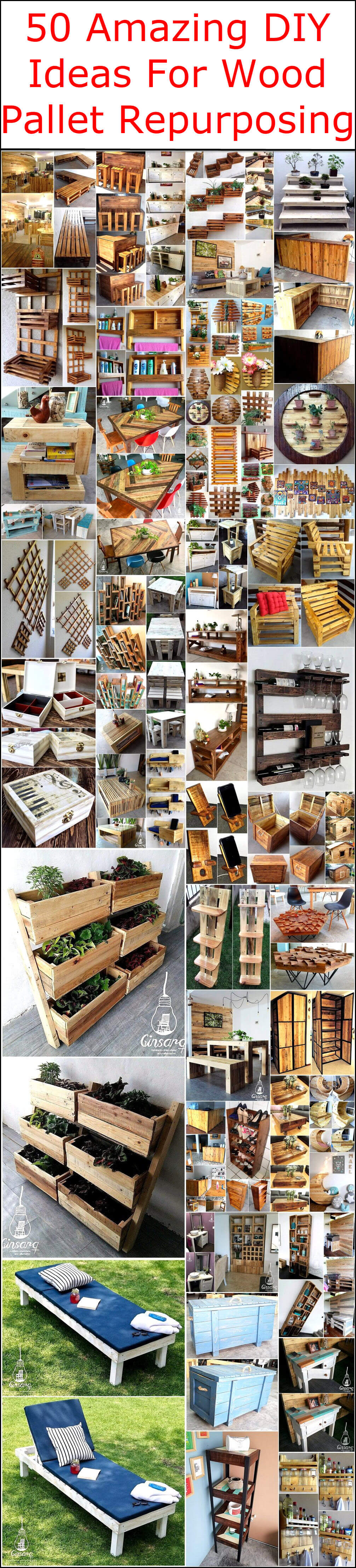 50 Amazing DIY Ideas For Wood Pallet Repurposing
