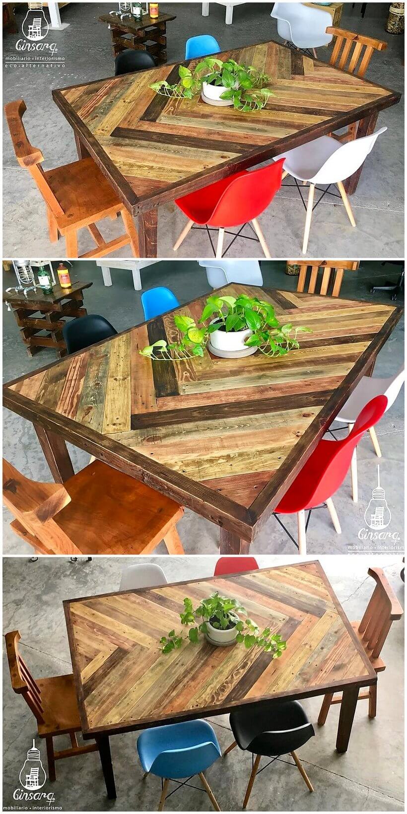 pallet dining table