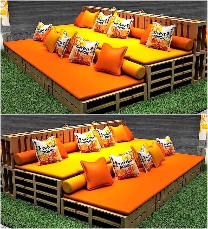 pallet couch set