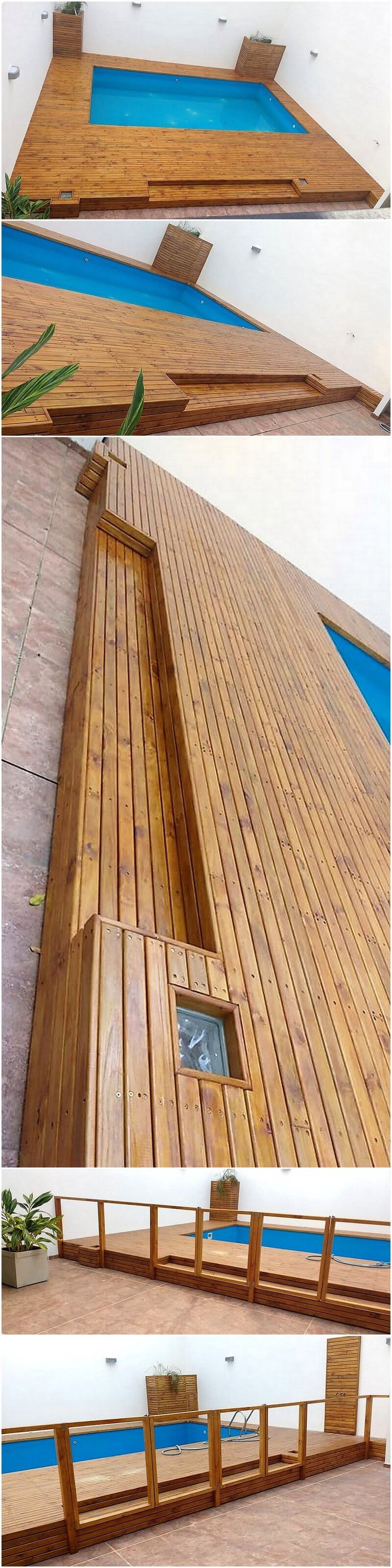 wood pallet pool plan
