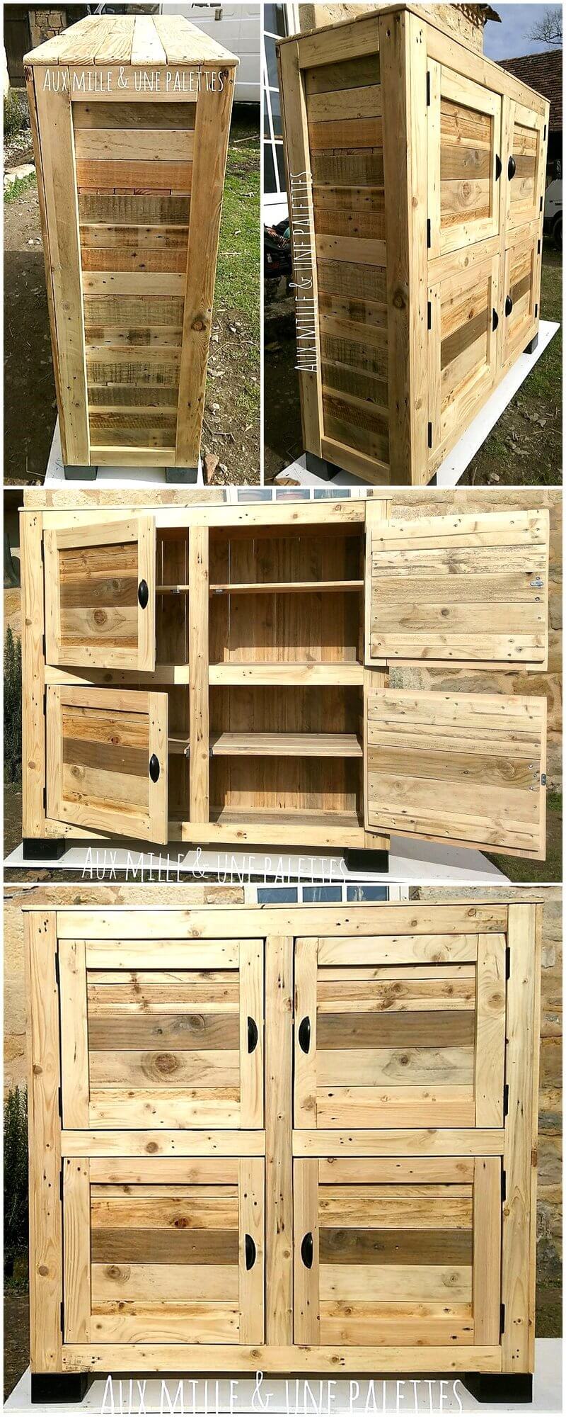 wood pallets closet plan